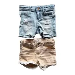 H&M キッズ 92cm ハーフパンツ 2セット