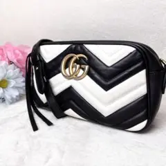 【完売品/希少✨】GUCCI ショルダーバッグ キルティング GGマーモント