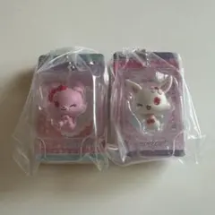 ２個セット　ジュエルペット パッケージミニチュアチャーム　ガーネット