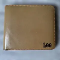 Lee リー 二つ折り財布 本革 ブラウン