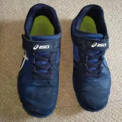 asics Lazerbeam アシックス　ネイビー スニーカー　23.5cm