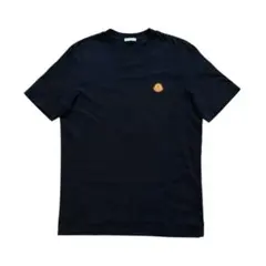 【極美品】MONCLER レザーロゴワッペンTシャツ ブラック S