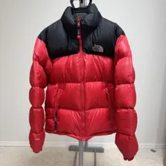 THE NORTH FACE ヌプシ S レッド ダウンジャケット ストリート