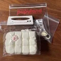 pupuland 枕スクイーズ　ホワイト　肉球