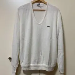 IZOD×LACOSTE　70's　刺繍ロゴ　糸巻き　ヴィンテージラコステ