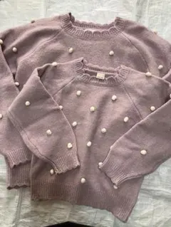 LIEN プティマインL ポンポンニットセーター リンク