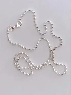 シルバーボールチェーン　ネックレス（925刻印）