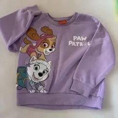 PAW PATROL トレーナー 120サイズ ラベンダー