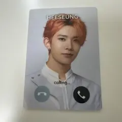 ENHYPEN ヒスン　もしもしカード