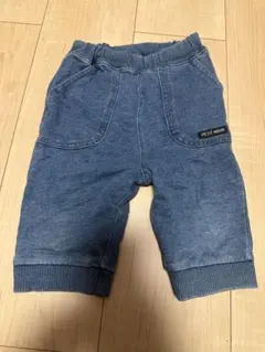 PETIT MAIN デニムブルー ショートパンツ90cm