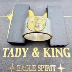 希少TADY & KING イーグルシルバー&ゴールドリング19号 - メルカリ