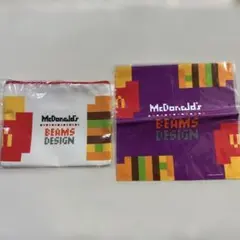 McDonald's ×BEAMS ポーチ&クリーナークロス