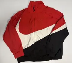 Nike ビッグスウッシュ ナイロン セットアップ XL/L 赤白黒