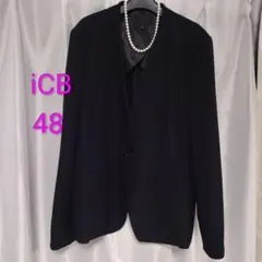 iCB 48　ジャケット　スーツ　ブラック