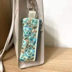 インド刺繍リボン リップケース　マルチケース
