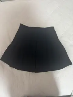 ミニ プリーツスカート 黒 フリーサイズ