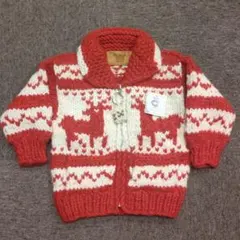 【新品/未使用】本場カナダ輸入/カウチンセーター・アウター(90-110サイズ)