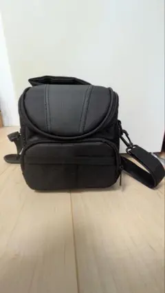 ナイロン製カメラバッグ ブラック