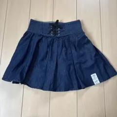 love toxic ラブトキ　ダークブルー デニム風スカート