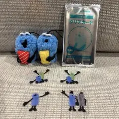 スンスン スシロー 指人形マスコット クリアカード クリアピック セット