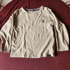 Polo 長袖Tシャツ 100cm ベージュ