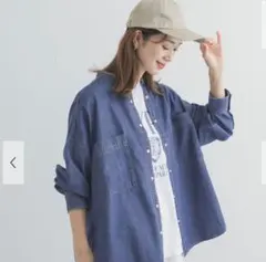 アーバンリサーチドアーズ　デニムバンドカラーシャツのサムネイル