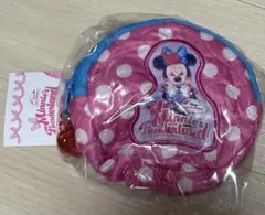 ディズニー　カプセルトイ　ポーチ　ミニーのファンダーランド　ピンク　パルパルーザ