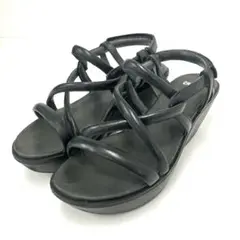 大人気☆CAMPER☆カンペール☆サンダル☆ウェッジ☆ブラック☆レザー☆ブラックのサムネイル