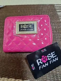 ROSE FAN FAN 二つ折り財布 ピンクのサムネイル