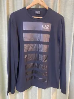EMPORIO ARMANIエンポリオアルマーニ EA7 ロンT 黒　サイズL