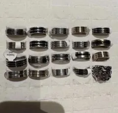 【新品・送料無料】メンズリング20点まとめ売りセットI 売り切れ続出！