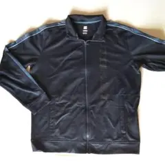 値下げ：アンダーアーマー 黒 ジャケット LG【中古】
