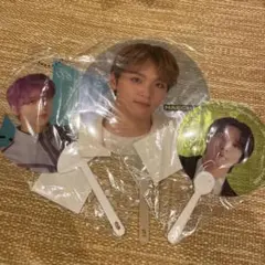 NCT ヘチャン クリアうちわ3点セット