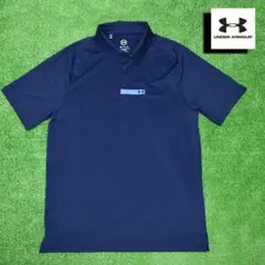 UNDER ARMOUR/アンダーアーマー ポロシャツ【ネイビー/Ｌ】新品！