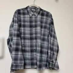 niko and ... シアーチェック柄長袖シャツ