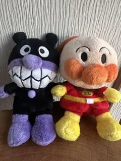 アンパンマン バイキンマン ぬいぐるみ セット