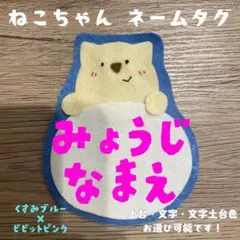 保育実習用フェルト製名札 たぬきさんネームタグ - メルカリ