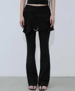 BOHEMIAN SEOULOUT-POCKET SKIRT BLACK