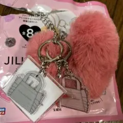 JILL STUART バッグ型ファーキーホルダー