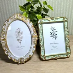 【新品】アンティーク調フォトフレーム 写真立て 結婚式 ２点SET