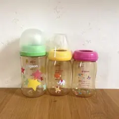 母乳実感 pigeon哺乳瓶 160ml、240ml 3本セット