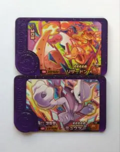 ポケモンメザスタ リザードン ミュウツー 2枚セット - メルカリ