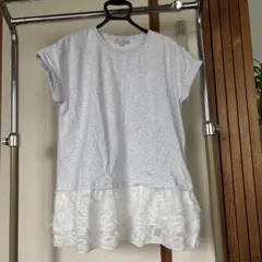【美品】SEASON REASON 異素材切替 カットソー