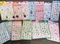 【韓国限定正規品】シール１５枚セット キャラクターライセンス付