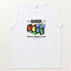 6 ROKU QUEEN コラボ ノースリーブ Tシャツ ホワイト　フリーサイズのサムネイル
