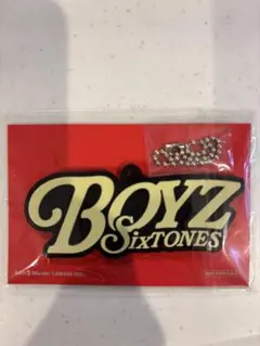 SixTONES＊BOYZ＊初回盤A特典＊ラバーキーホルダー