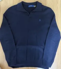 Polo Ralph Lauren ネイビー Vネックセーター 美品のサムネイル