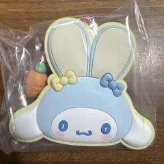 サンリオ ふっくらおみみのうさぎの会 ミラーキーホルダー　シナモロール