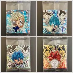 ドラゴンボール超戦士シールウエハース超 第14弾　【UR極】含む4枚セット