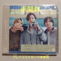 【未開封】because通常盤　timelesz